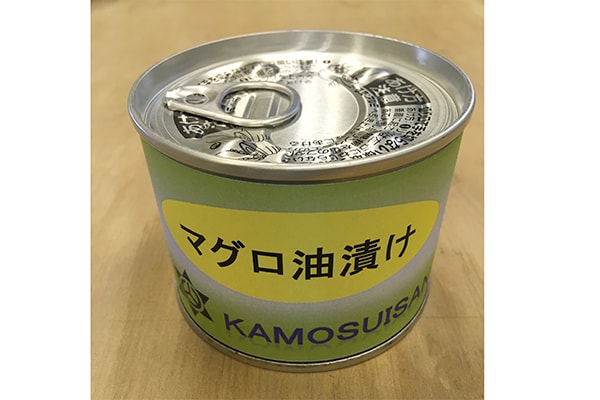 まぐろ油漬け缶詰の写真