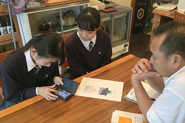 焼津水産高等学校の取り組み 企業経営学習の写真