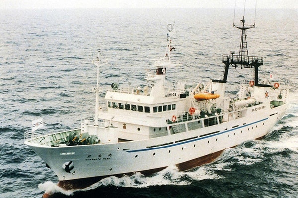 天草拓心高等学校の取組み 実習船 熊本丸の写真